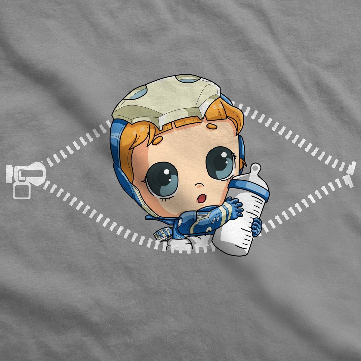 Fandomaniax - Baby Pepper Potts Peeking Maternity T-Shirt