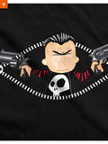 Fandomaniax - Baby Punisher Peeking Maternity T-Shirt