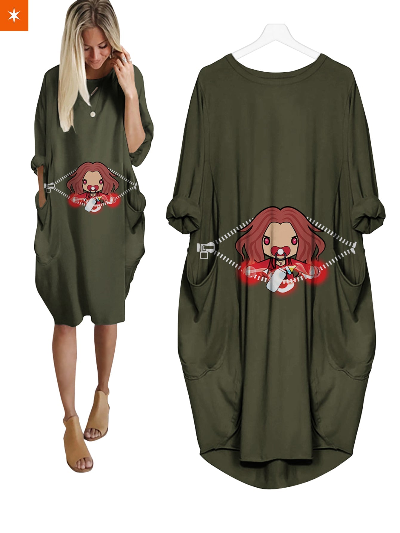 Fandomaniax - Baby Scarlet Witch Peeking Dress