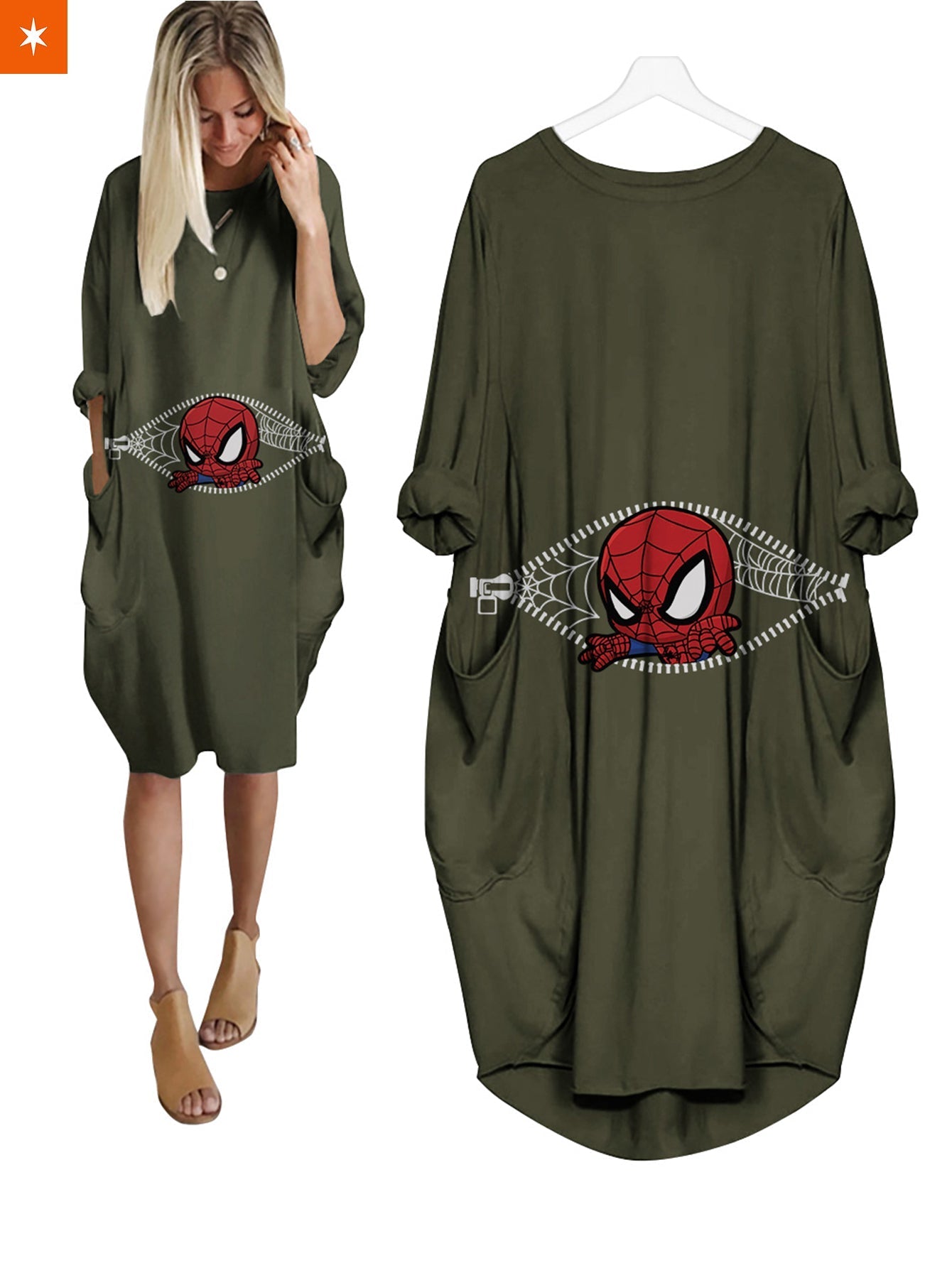 Fandomaniax - Baby Spiderman Peeking Dress