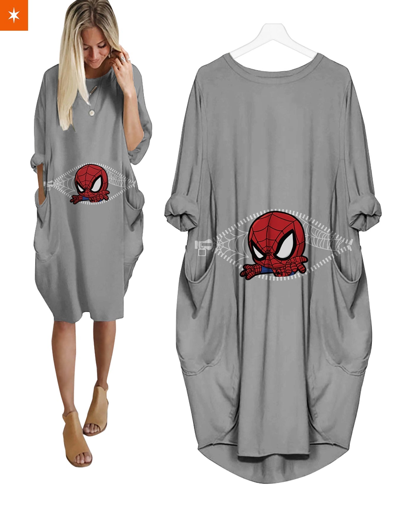 Fandomaniax - Baby Spiderman Peeking Dress