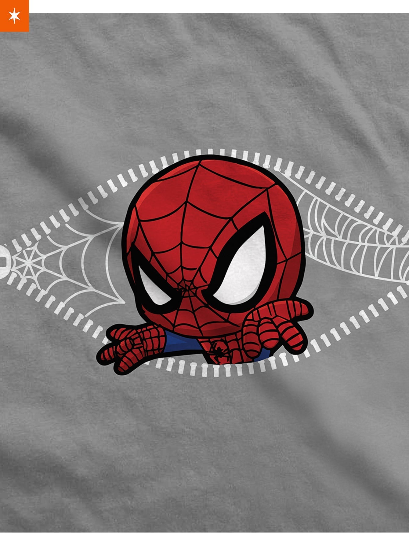 Fandomaniax - Baby Spiderman Peeking Maternity T-Shirt