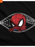 Fandomaniax - Baby Spiderman Peeking Maternity T-Shirt