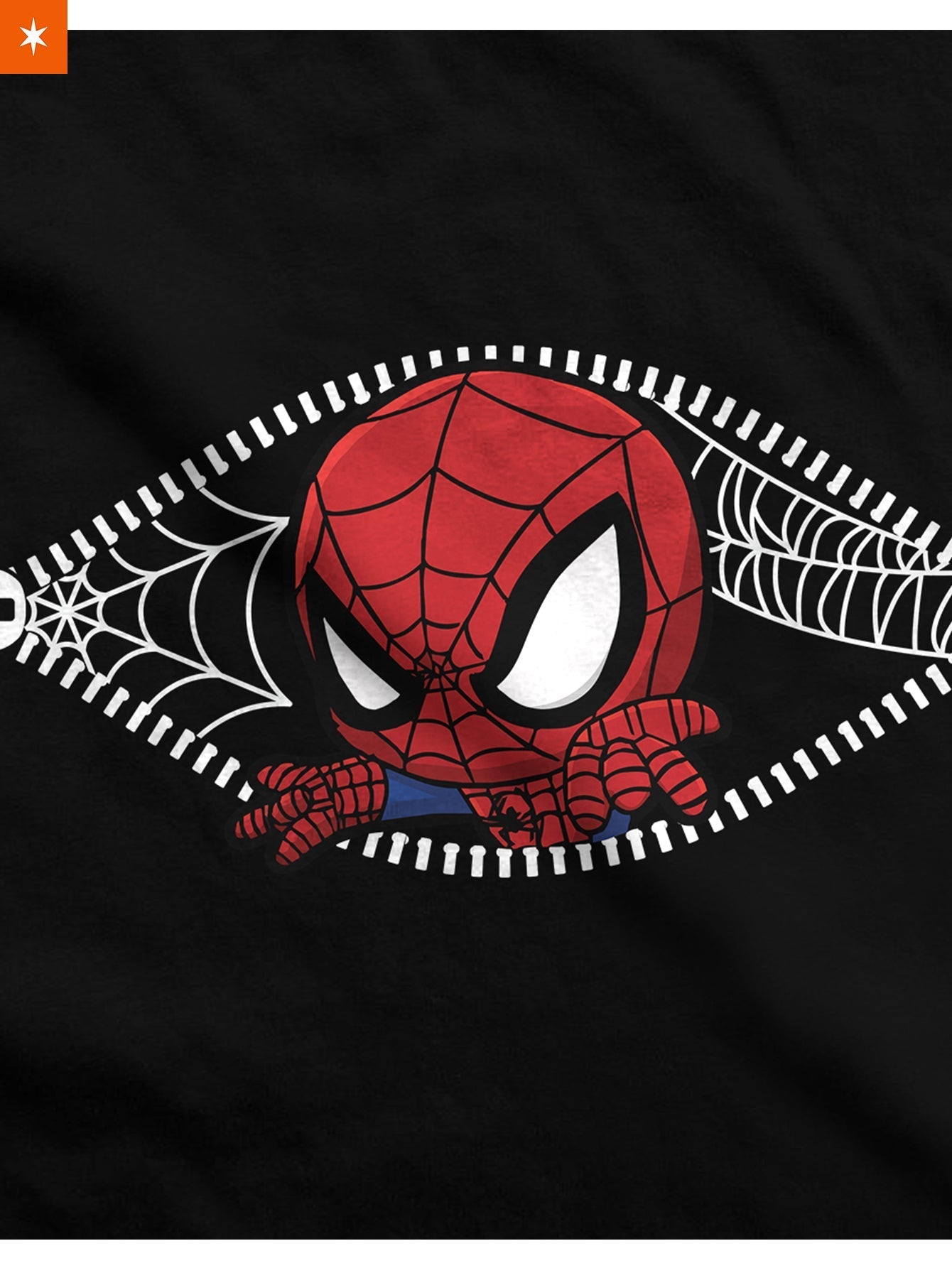 Fandomaniax - Baby Spiderman Peeking Maternity T-Shirt