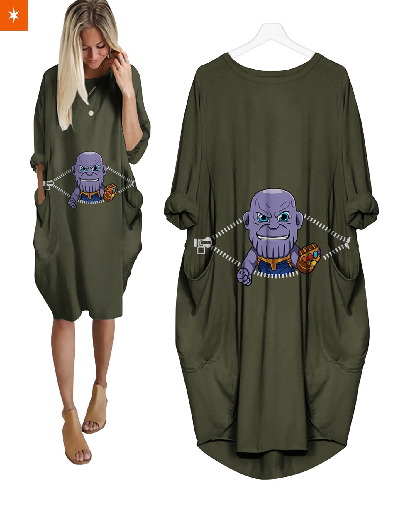 Fandomaniax - Baby Thanos Peeking Dress