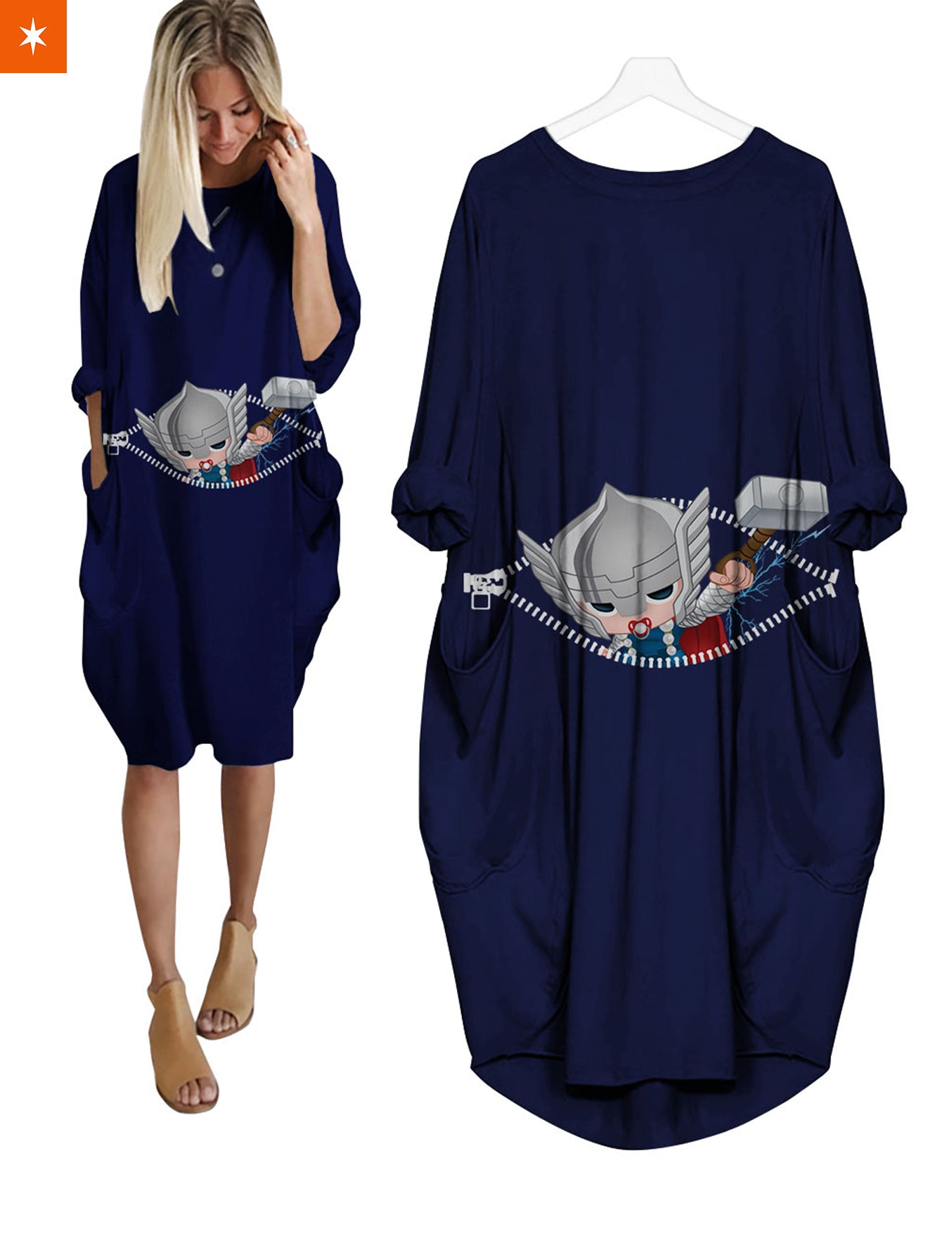 Fandomaniax - Baby Thor Peeking Dress