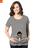 Fandomaniax - Baby Valkyrie Peeking Maternity T-Shirt