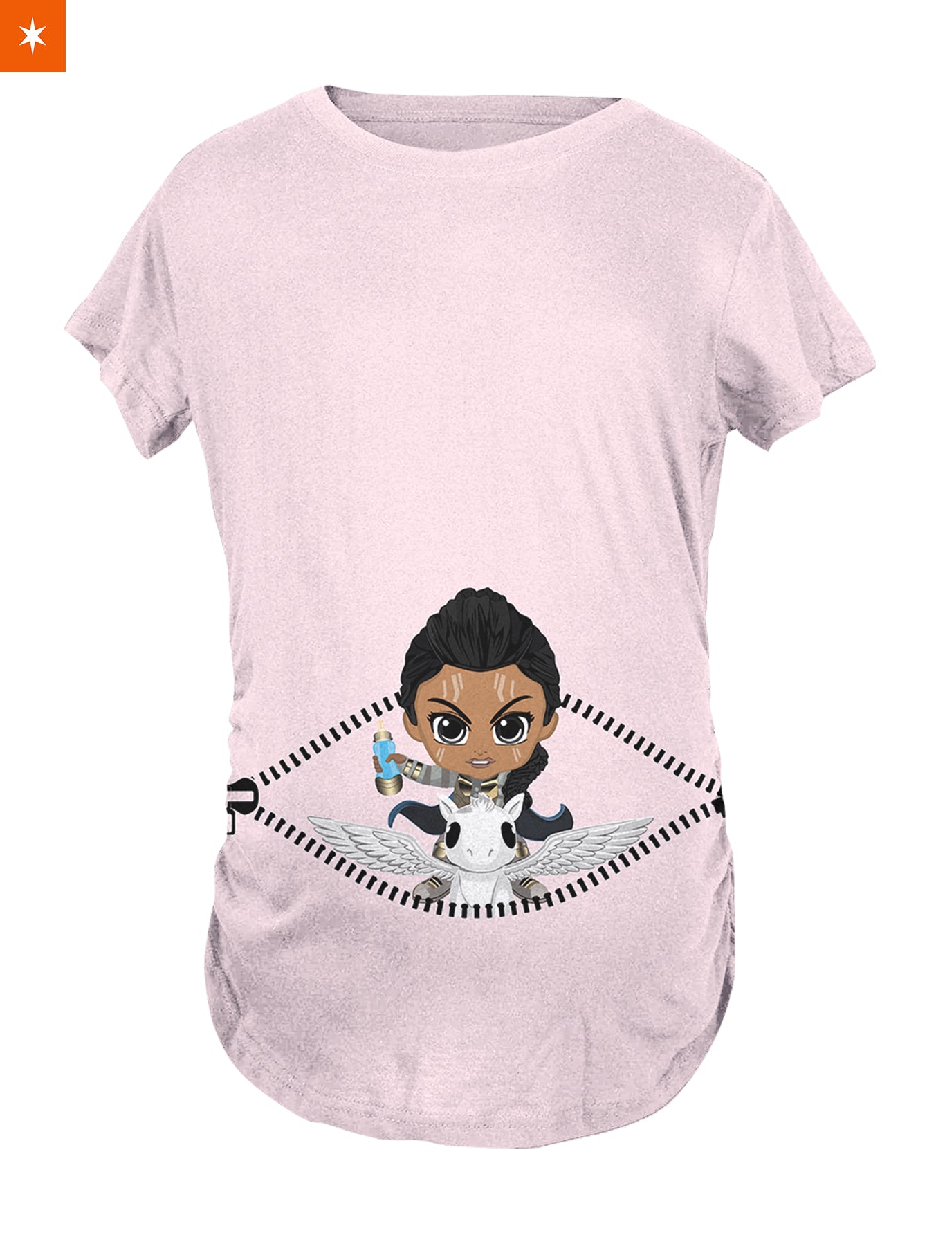 Fandomaniax - Baby Valkyrie Peeking Maternity T-Shirt