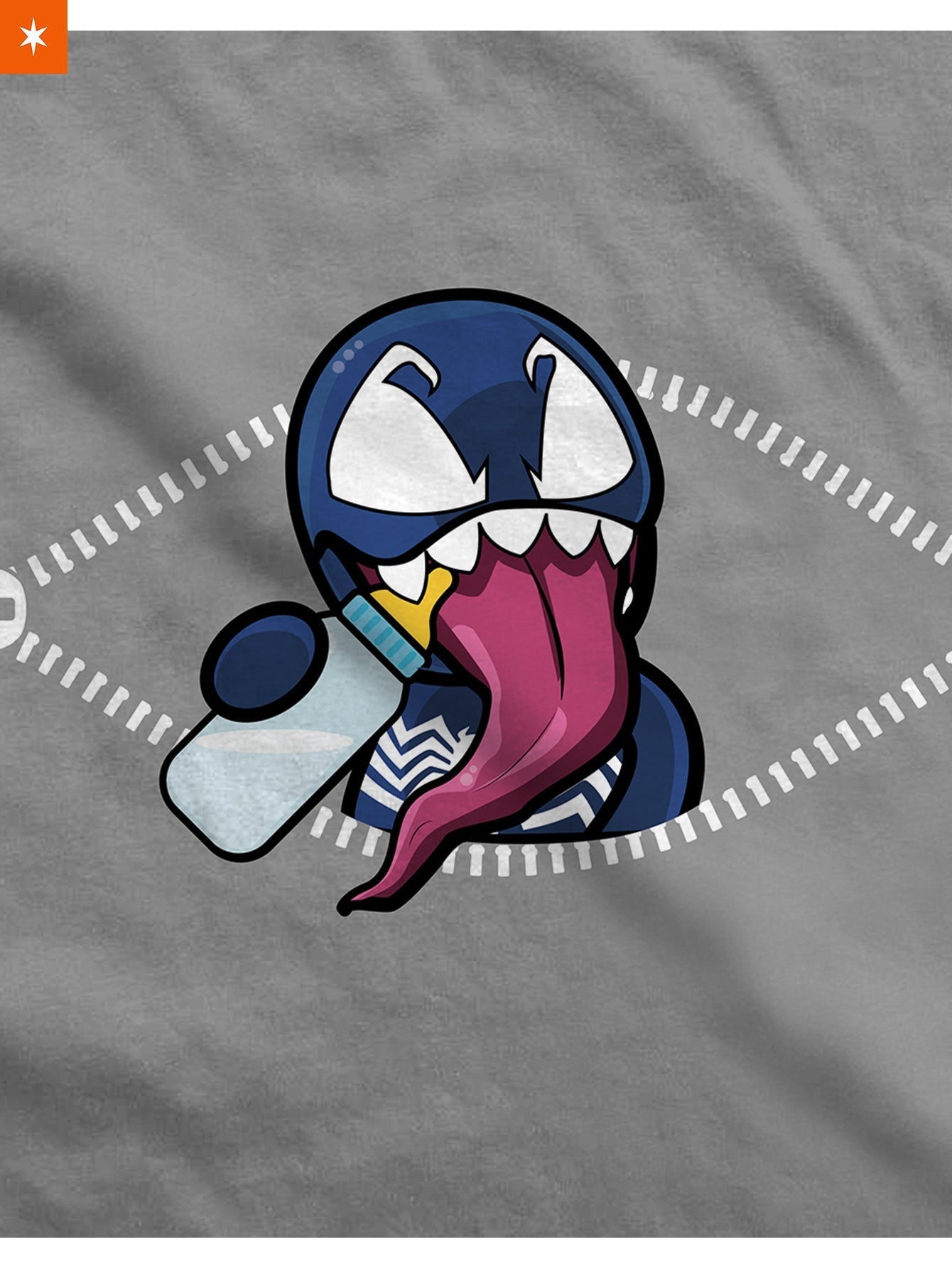 Fandomaniax - Baby Venom Peeking Maternity T-Shirt