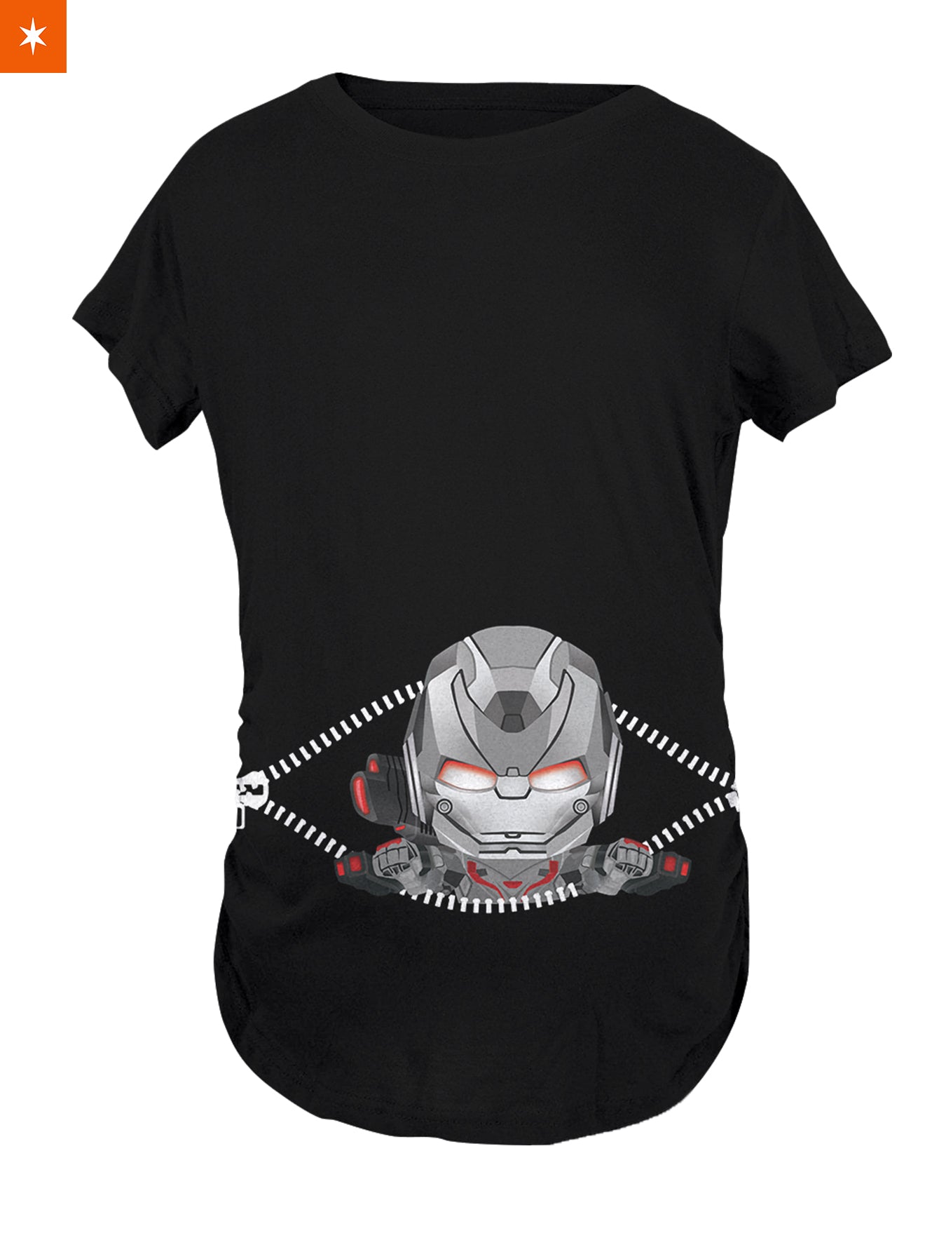 Fandomaniax - Baby War Machine Peeking Maternity T-Shirt