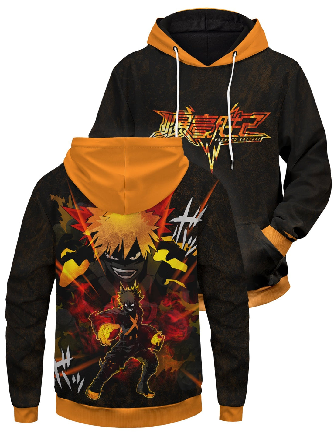 Fandomaniax - Bakugo Spirit Unisex Pullover Hoodie