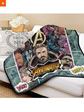 Fandomaniax - Battle of Wakanda Quilt Blanket