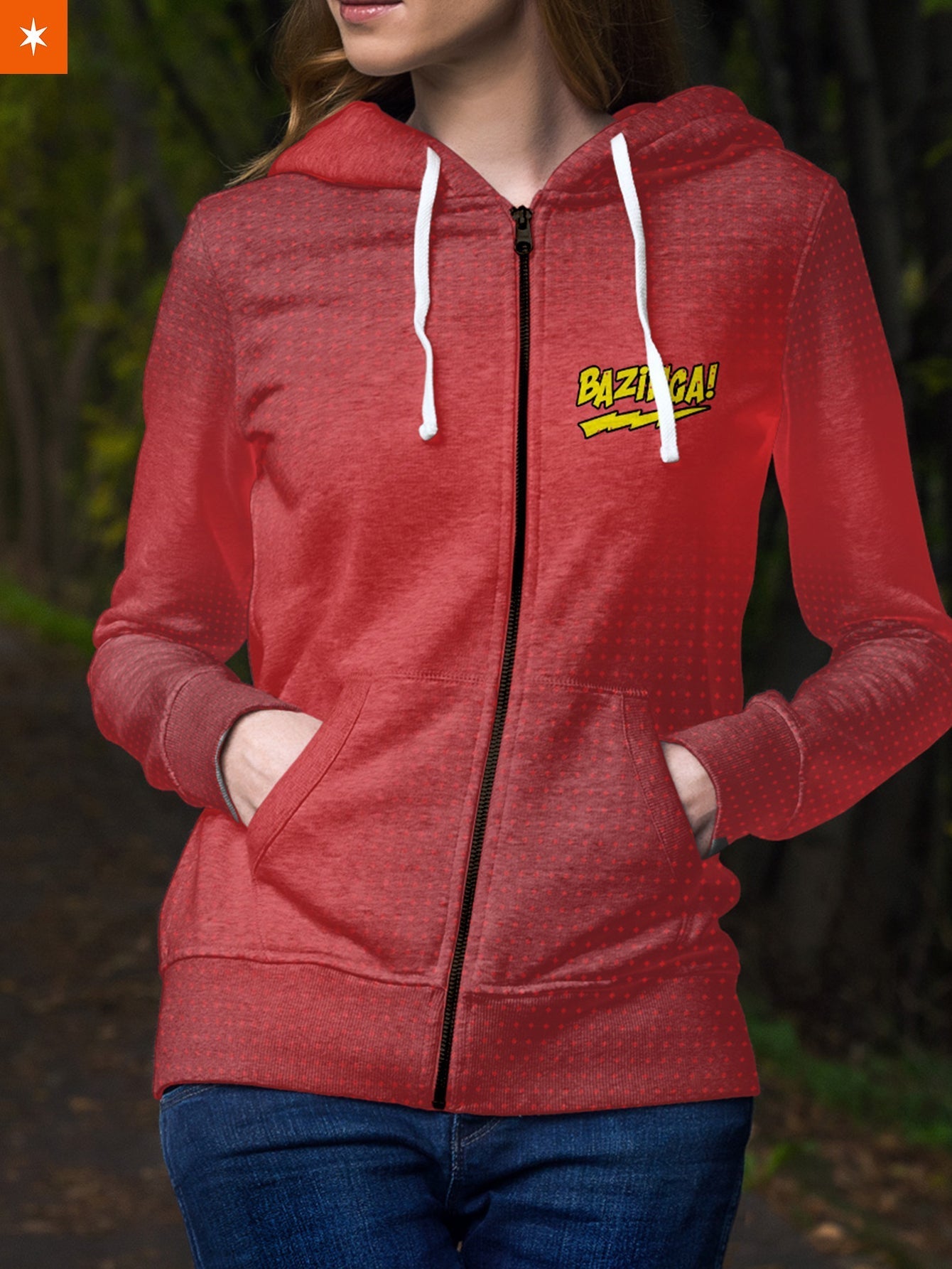 Fandomaniax - Bazinga Unisex Zipped Hoodie