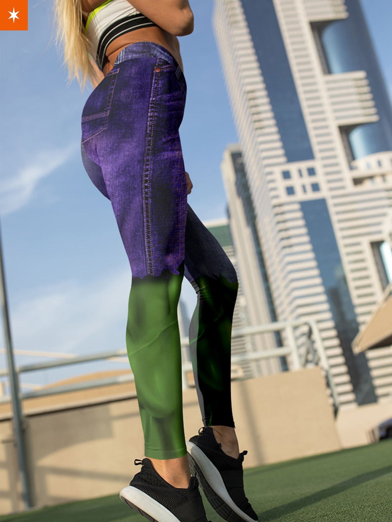 Fandomaniax - Big Green Monster Unisex Tights