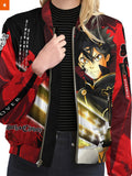 Fandomaniax - Black Asta Bomber Jacket