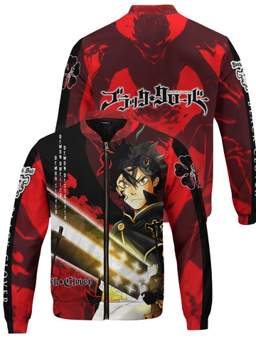 Fandomaniax - Black Asta Bomber Jacket