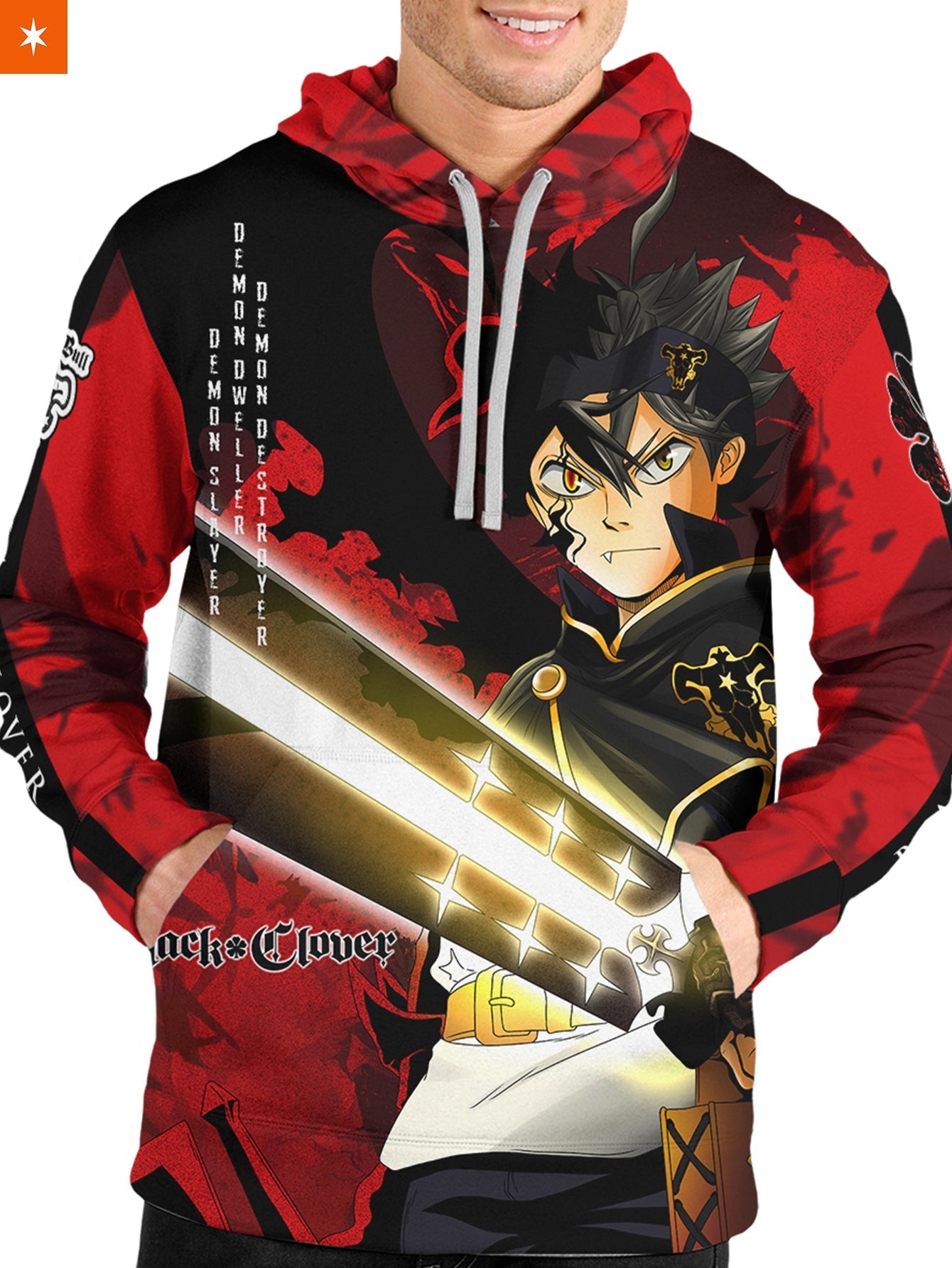 Fandomaniax - Black Asta Unisex Pullover Hoodie