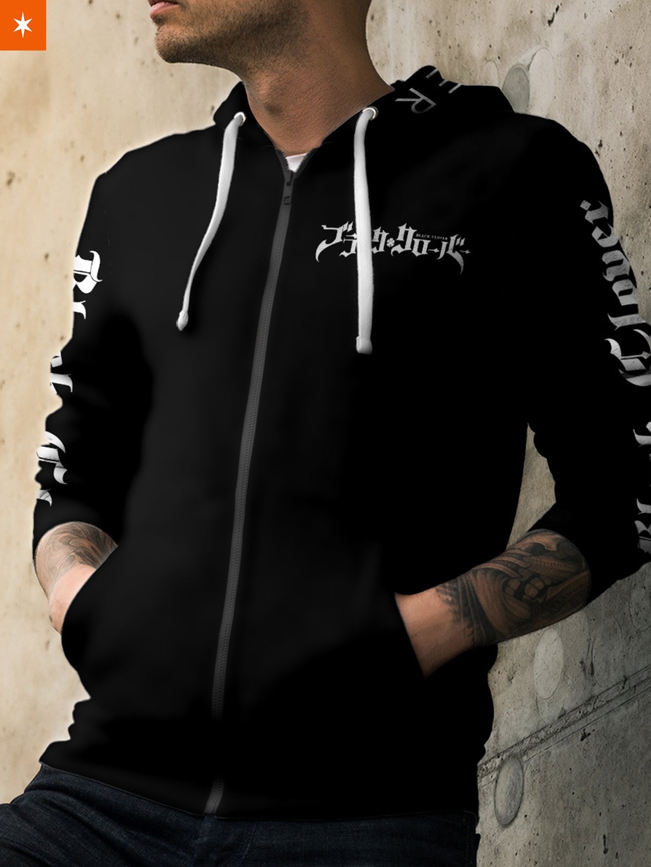 Fandomaniax - Black Bull Unisex Zipped Hoodie