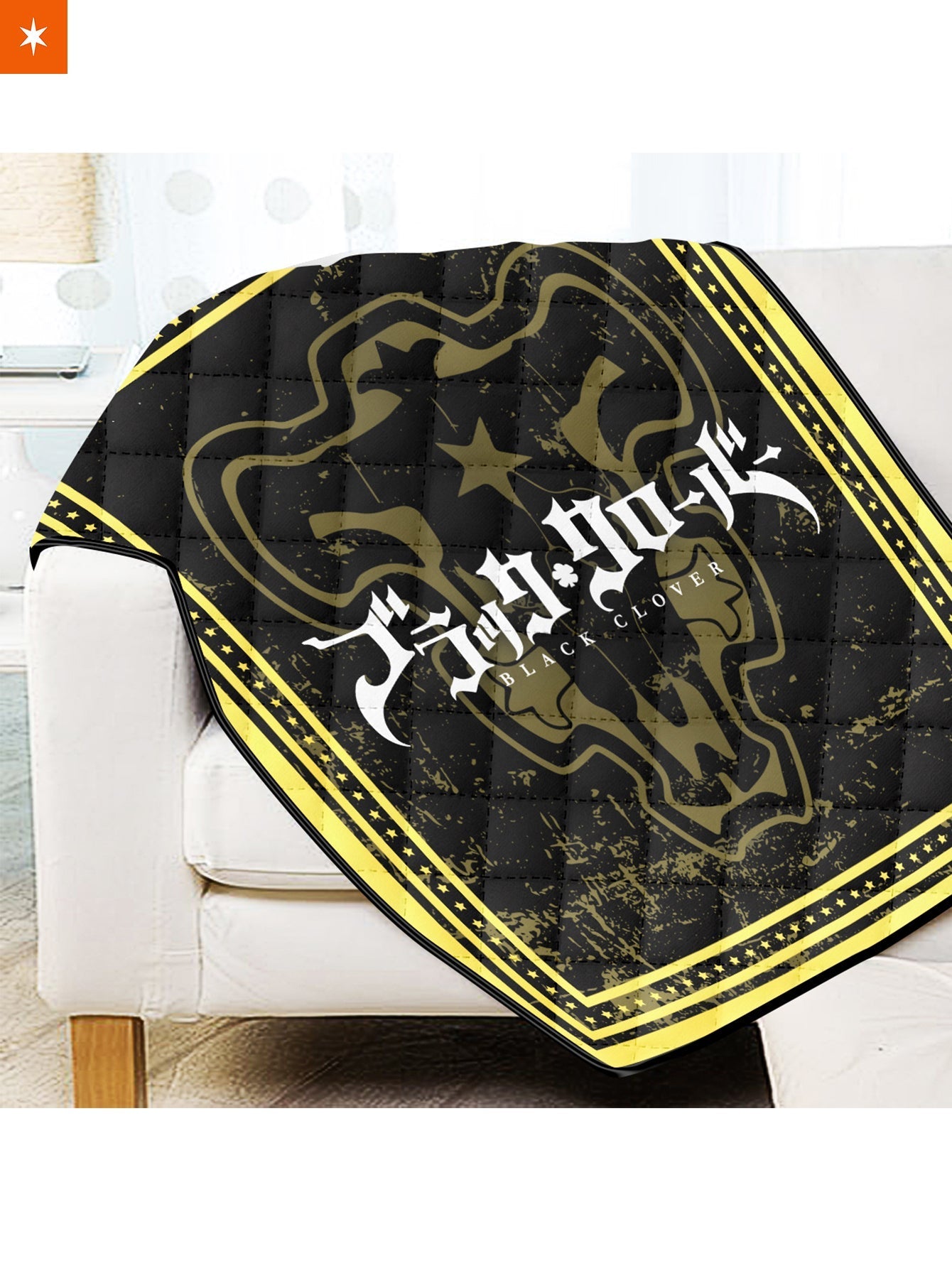 Fandomaniax - Black Clover Bulls Quilt Blanket