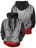 Fandomaniax - Black Goku Unisex Pullover Hoodie