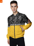 Fandomaniax - Black Leg Paisley Bomber Jacket