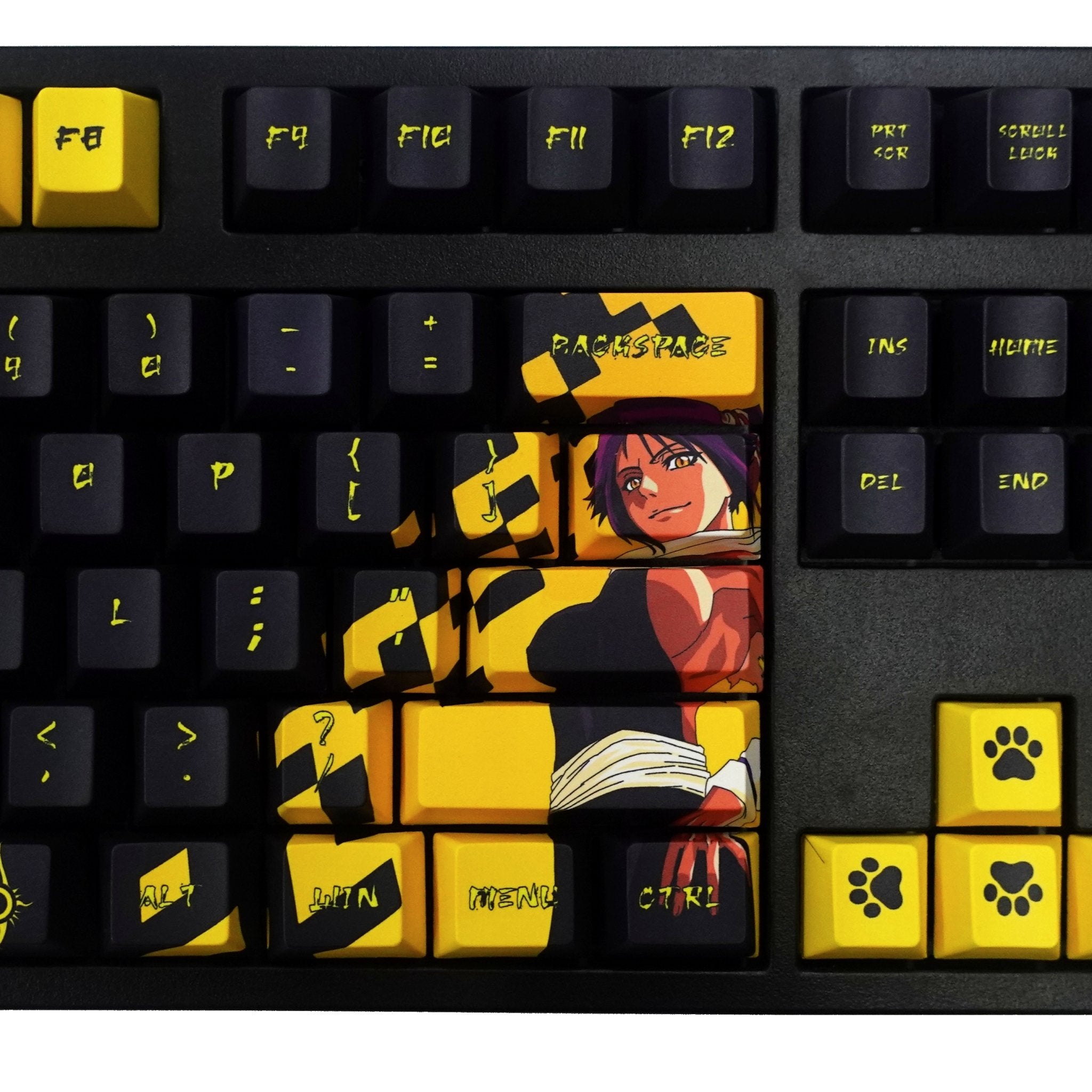 Fandomaniax- Bleach Keycaps, Yoruichi Shihouin Keycaps – Ikigai-Prints