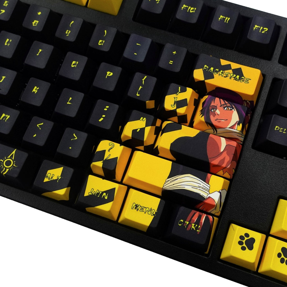 Fandomaniax- Bleach Keycaps, Yoruichi Shihouin Keycaps – Ikigai-Prints