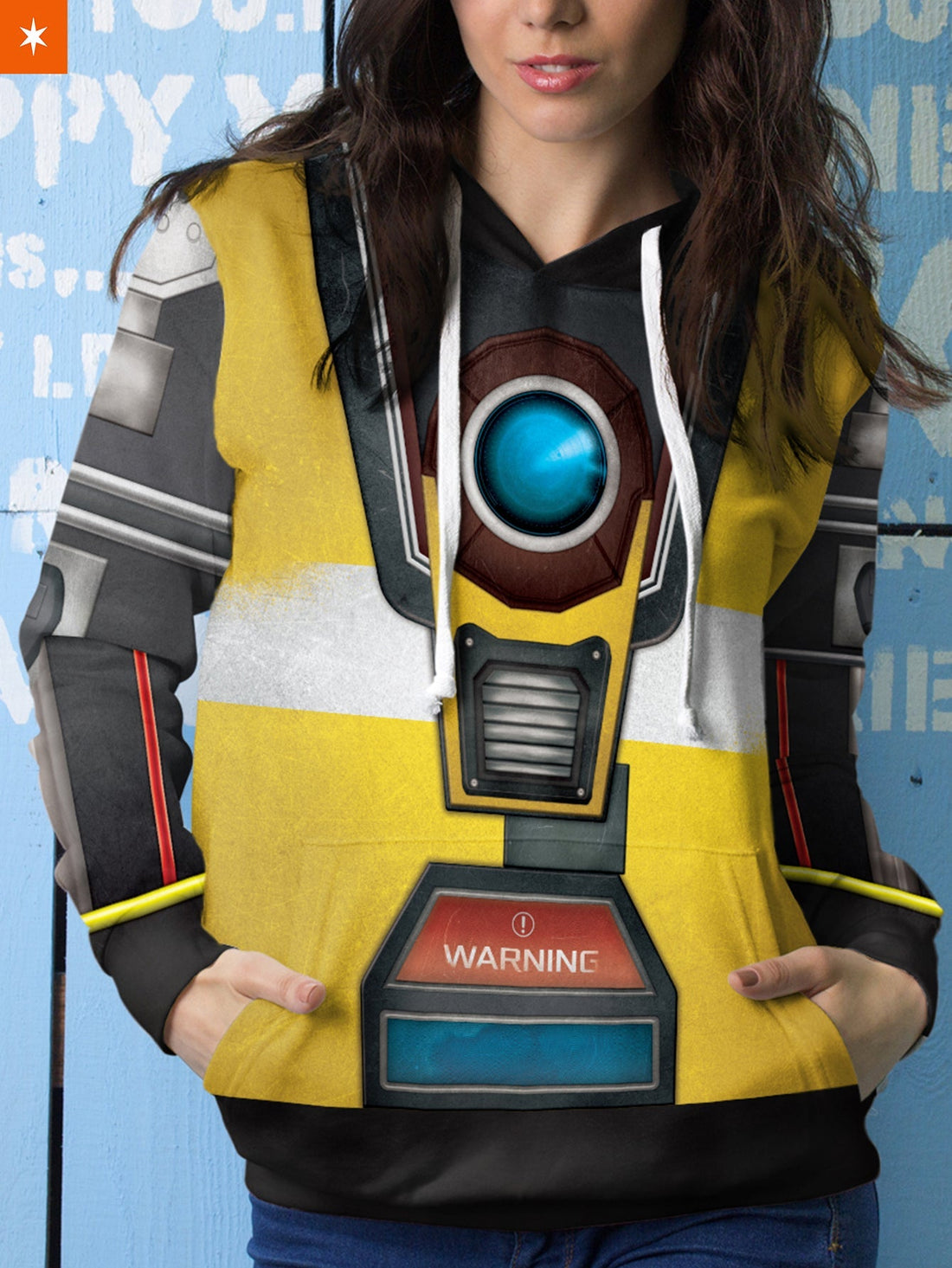 Fandomaniax - Borderlands Claptrap Unisex Pullover Hoodie