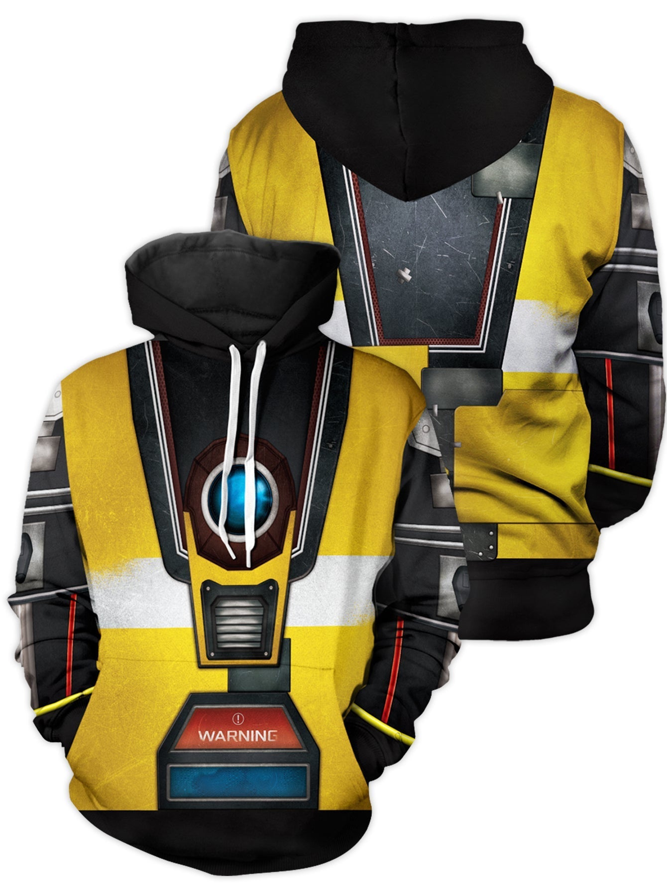 Fandomaniax - Borderlands Claptrap Unisex Pullover Hoodie