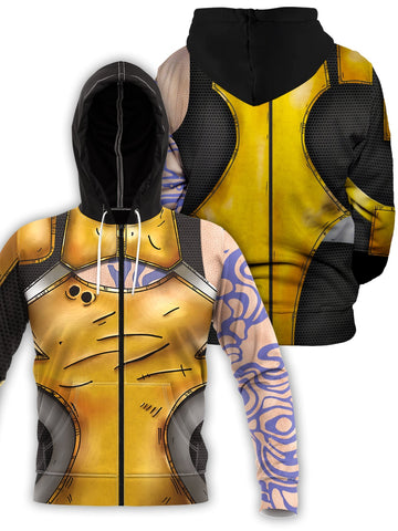 Fandomaniax - Borderlands Maya Unisex Zipped Hoodie