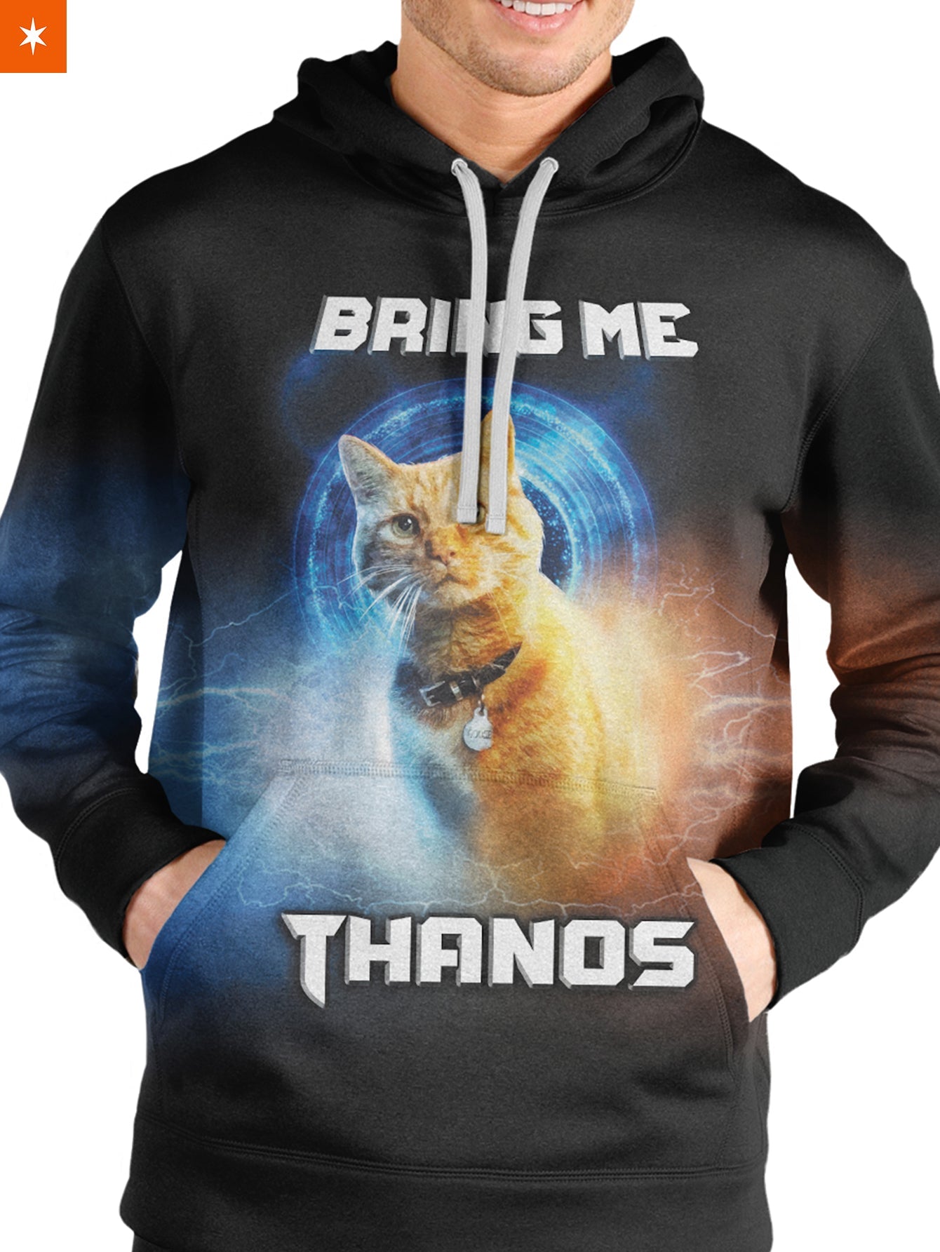 Fandomaniax - Bring me Thanos Unisex Pullover Hoodie