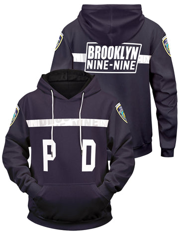 Fandomaniax - Brooklyn Nine-Nine PD Unisex Pullover Hoodie