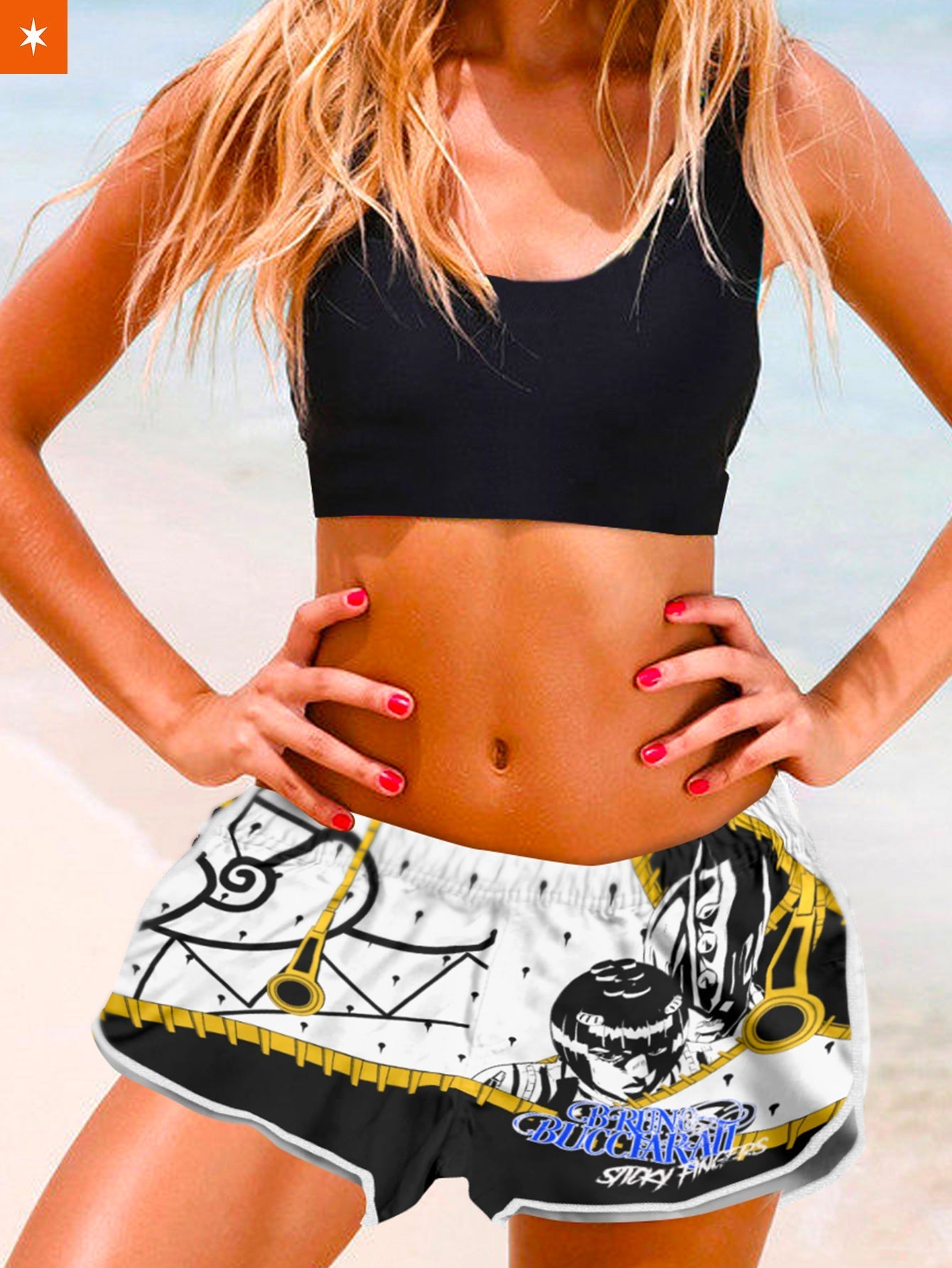 Fandomaniax - Bruno Sticky Finger Women Beach Shorts