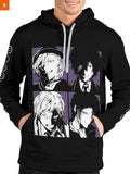 Fandomaniax - BSD Detective Agents Unisex Pullover Hoodie