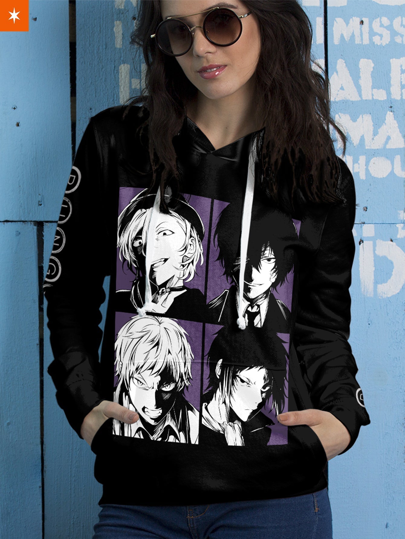 Fandomaniax - BSD Detective Agents Unisex Pullover Hoodie