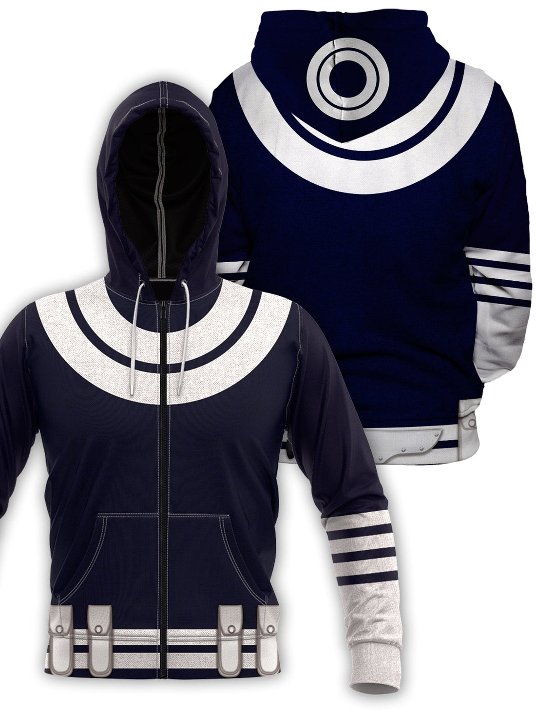 Fandomaniax - Bullseye Unisex Zipped Hoodie