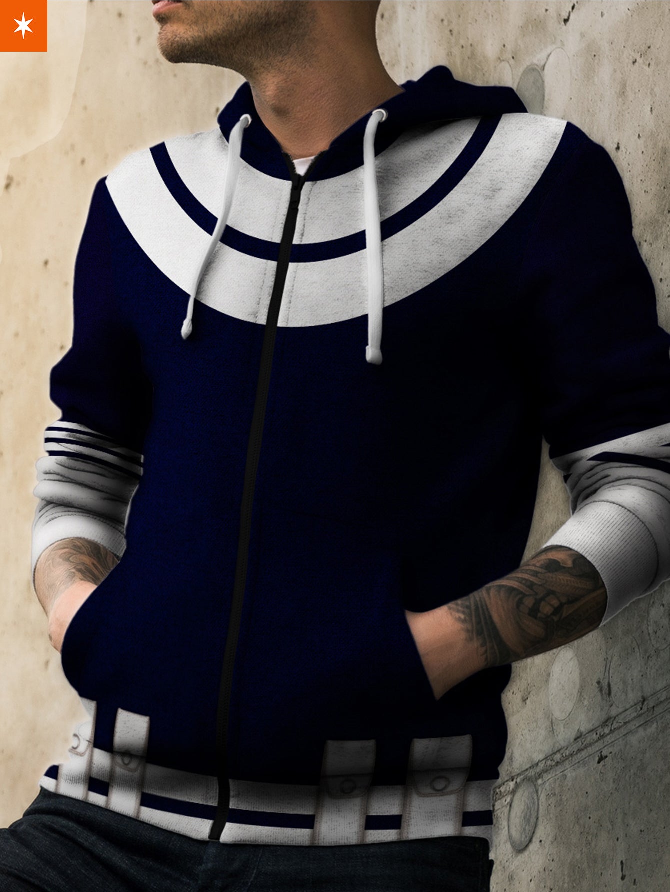 Fandomaniax - Bullseye Unisex Zipped Hoodie