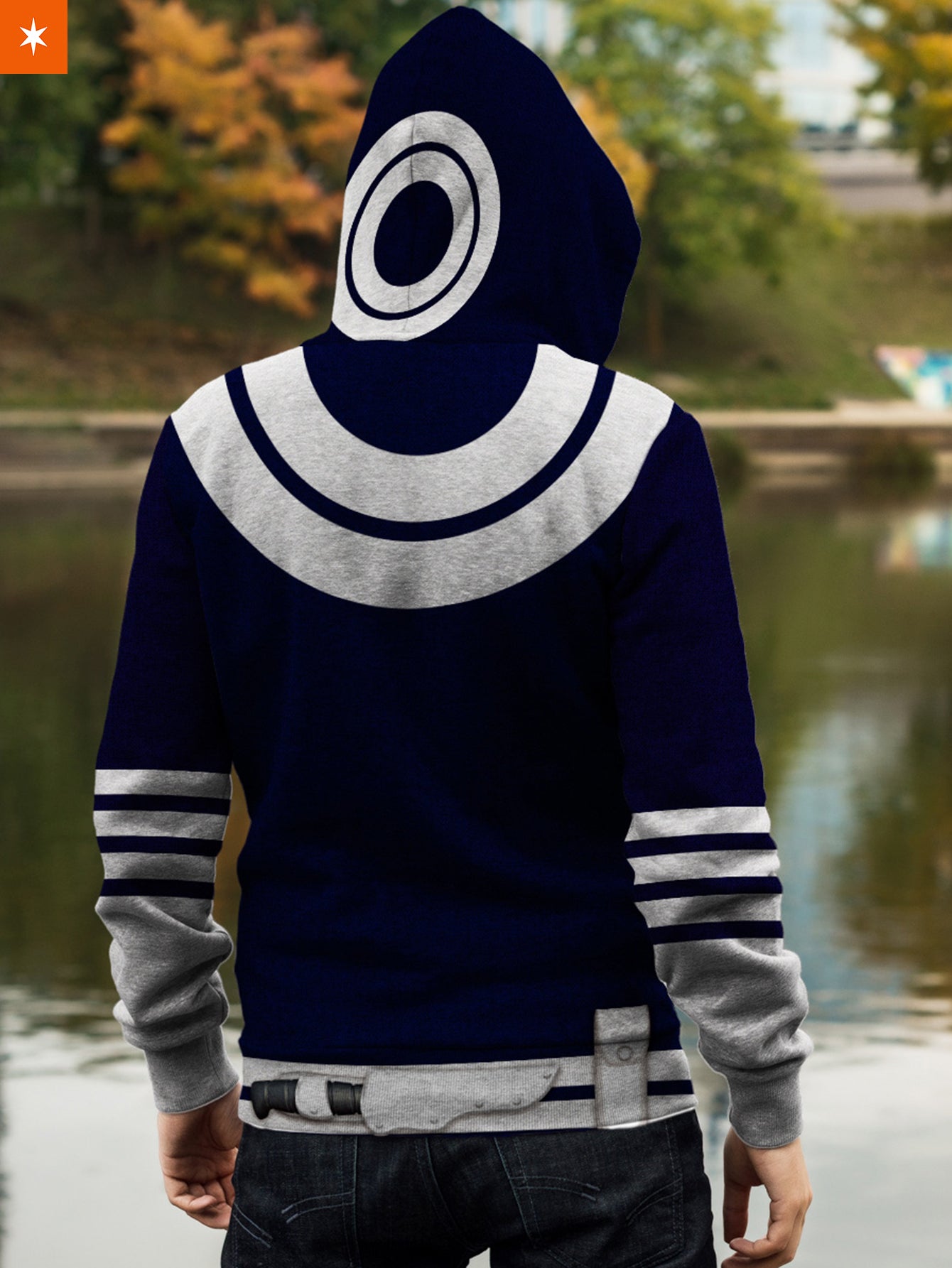 Fandomaniax - Bullseye Unisex Zipped Hoodie