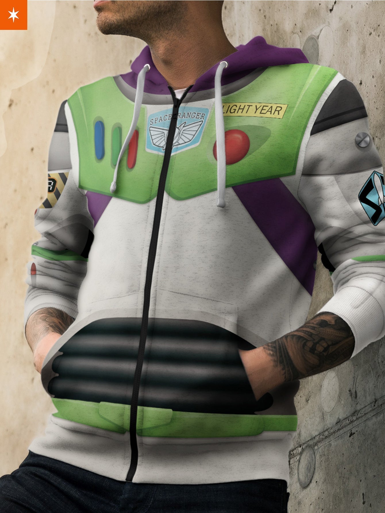 Fandomaniax - Buzz Unisex Zipped Hoodie