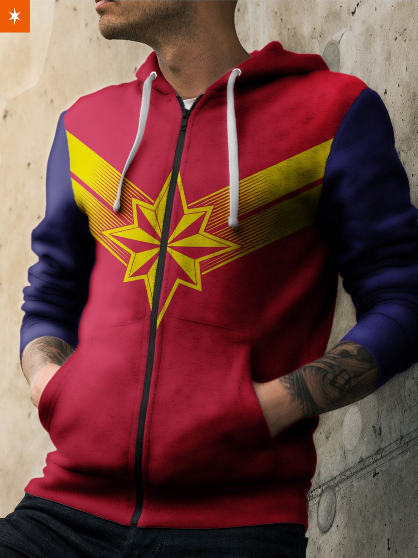 Fandomaniax - Capt Carol Unisex Zipped Hoodie