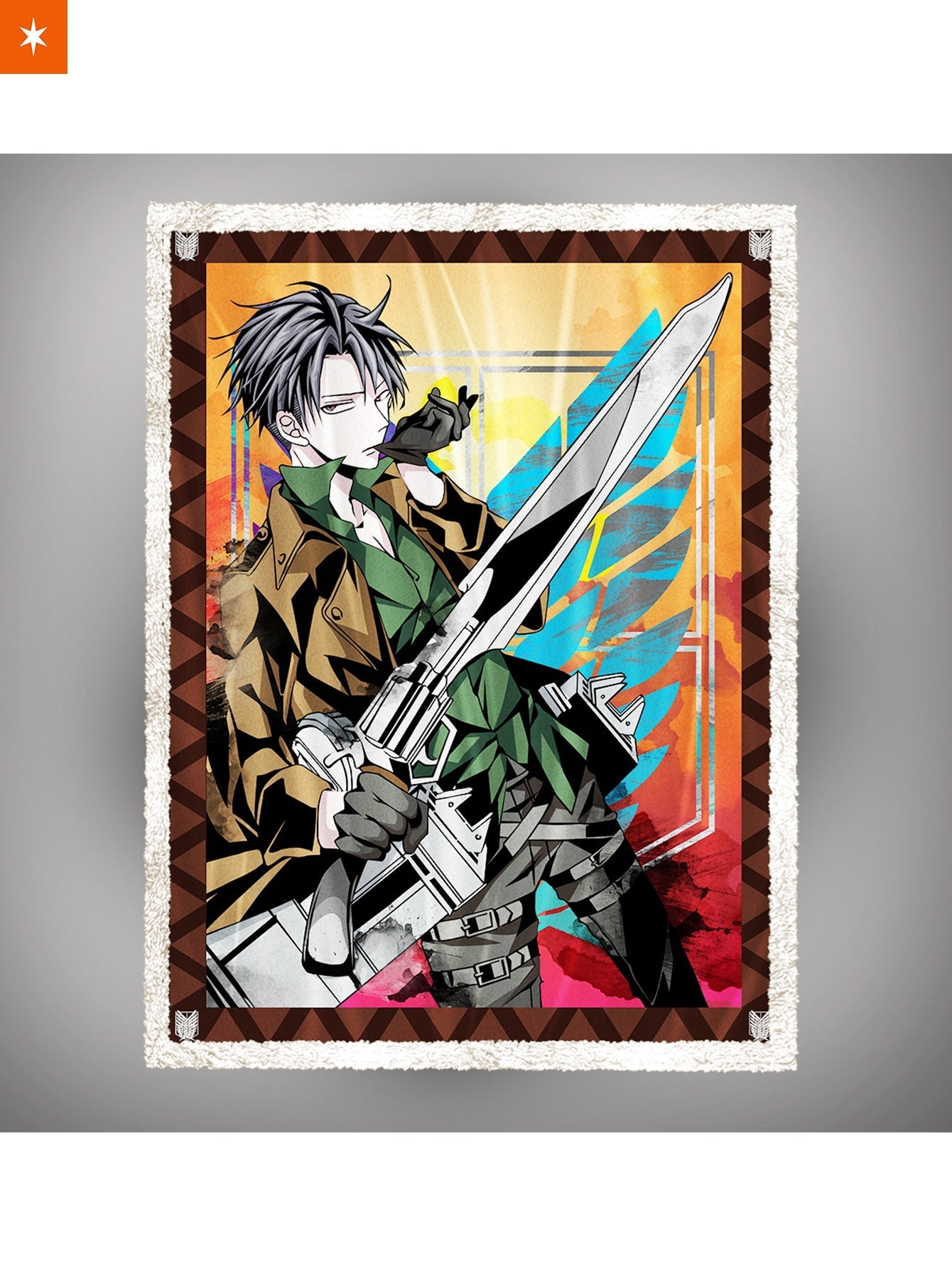 Fandomaniax - Capt Levi Throw Blanket