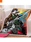 Fandomaniax - Capt Levi Throw Blanket