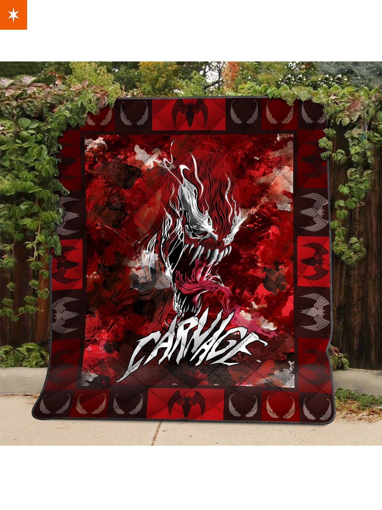 Fandomaniax - Carnage Symbiote Quilt Blanket