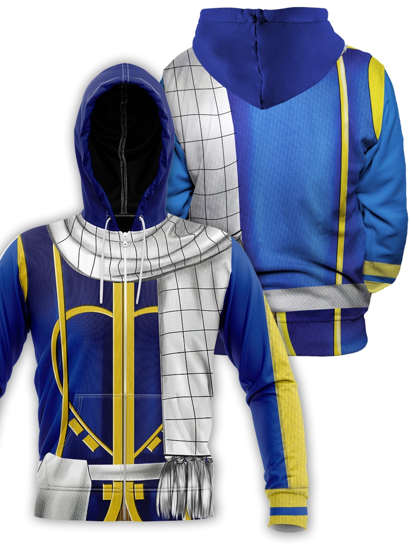 Fandomaniax - Celestial Natsu Unisex Zipped Hoodie