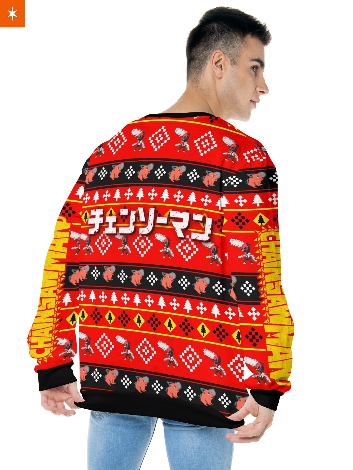 Fandomaniax - Chainsaw Man Christmas Unisex Wool Sweater