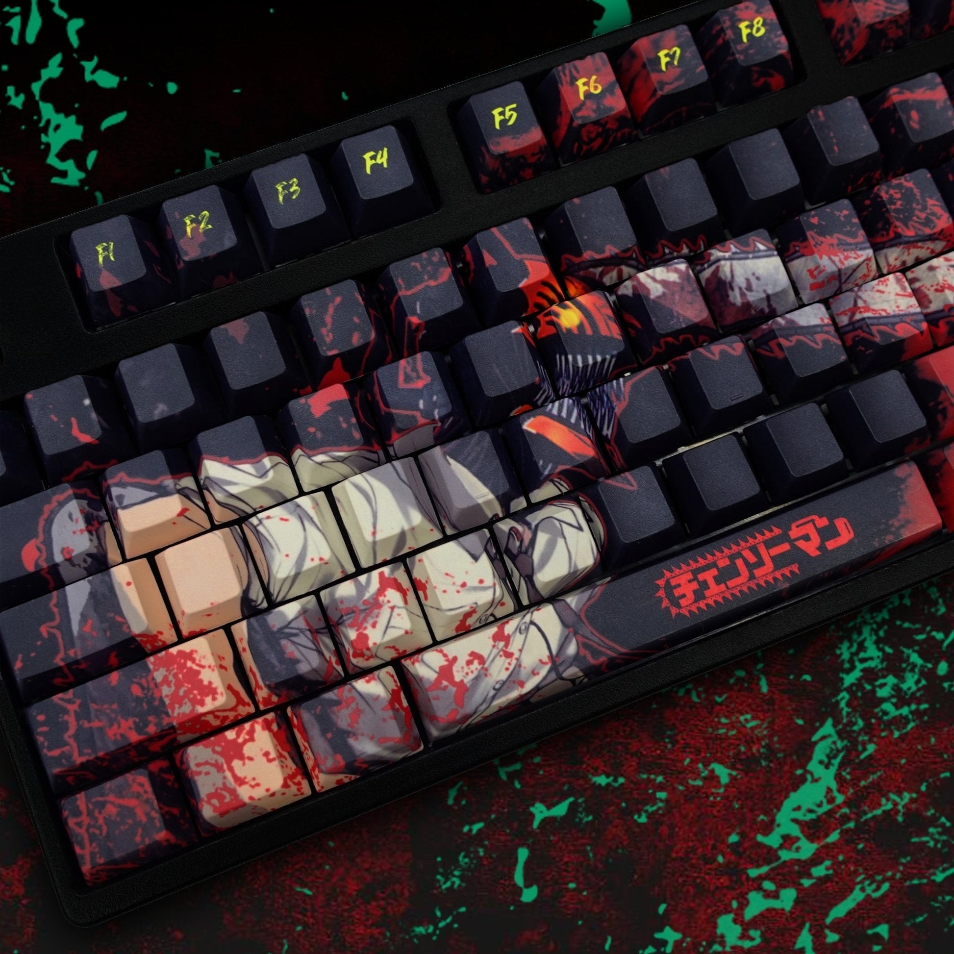 Chainsawman Keycaps | Denji 02 Keycaps - Goblintechkeys