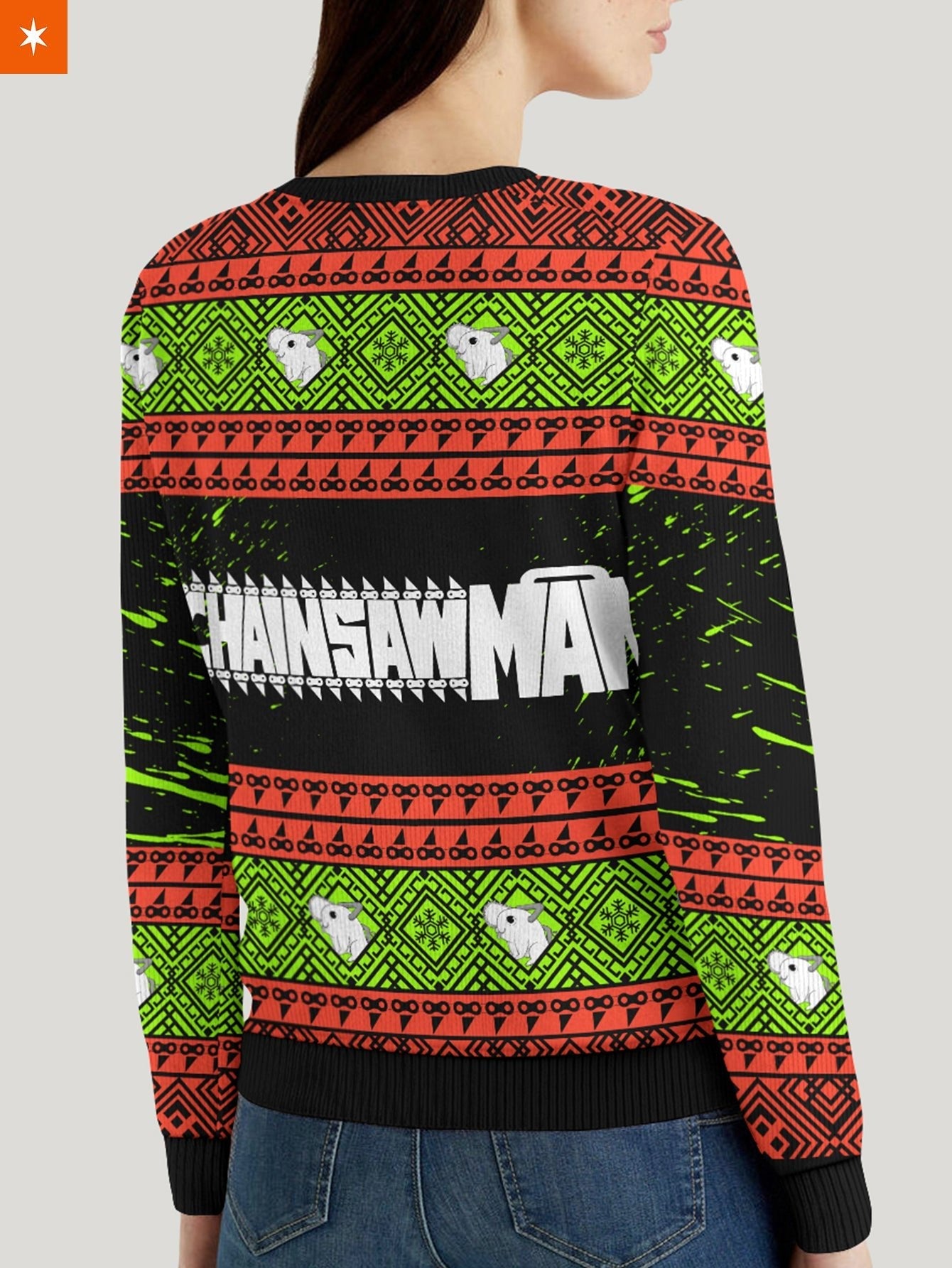 Fandomaniax - Chainsawman Xmas Unisex Wool Sweater