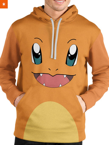 Fandomaniax - Charmander Unisex Pullover Hoodie