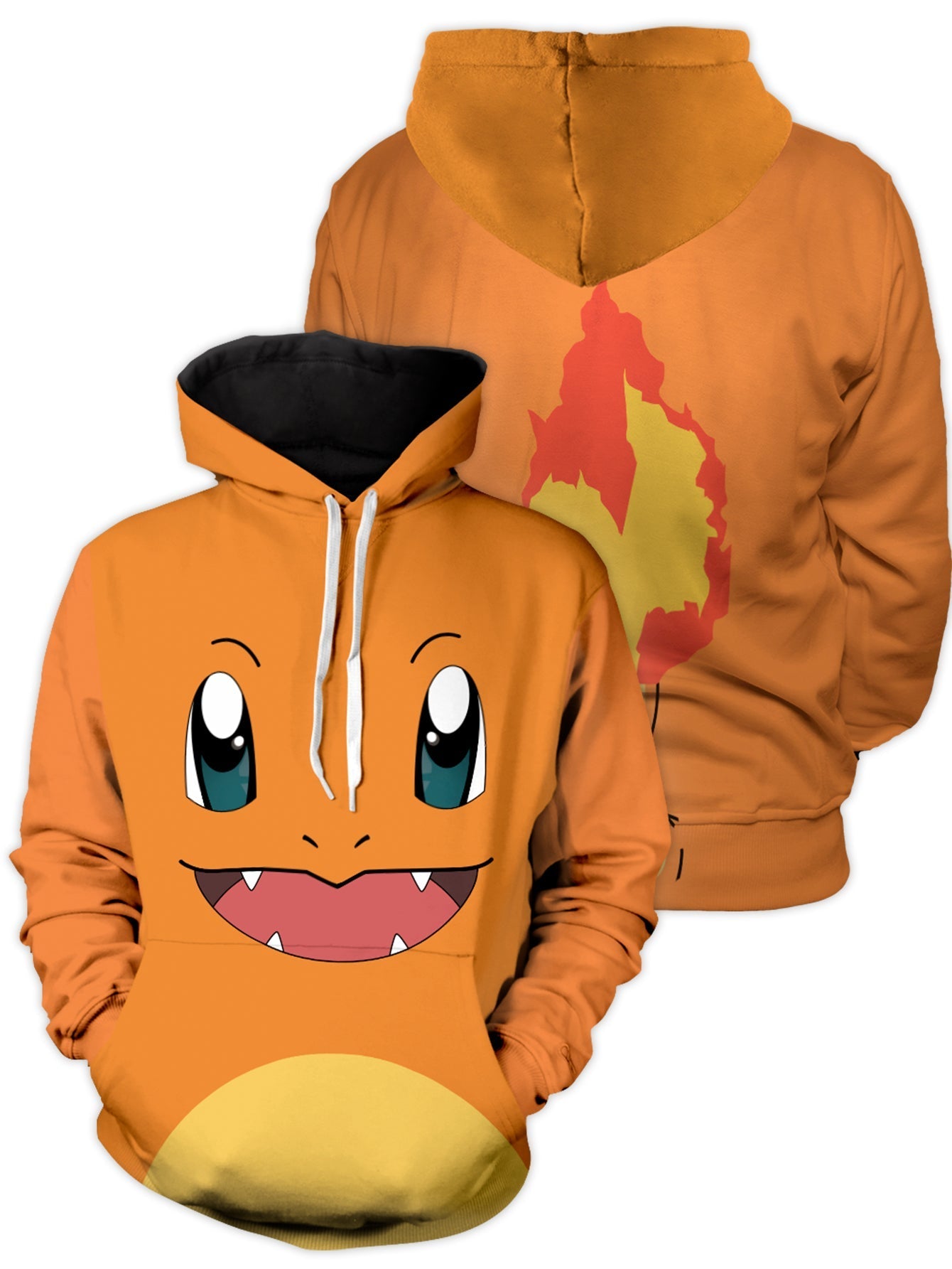 Fandomaniax - Charmander Unisex Pullover Hoodie