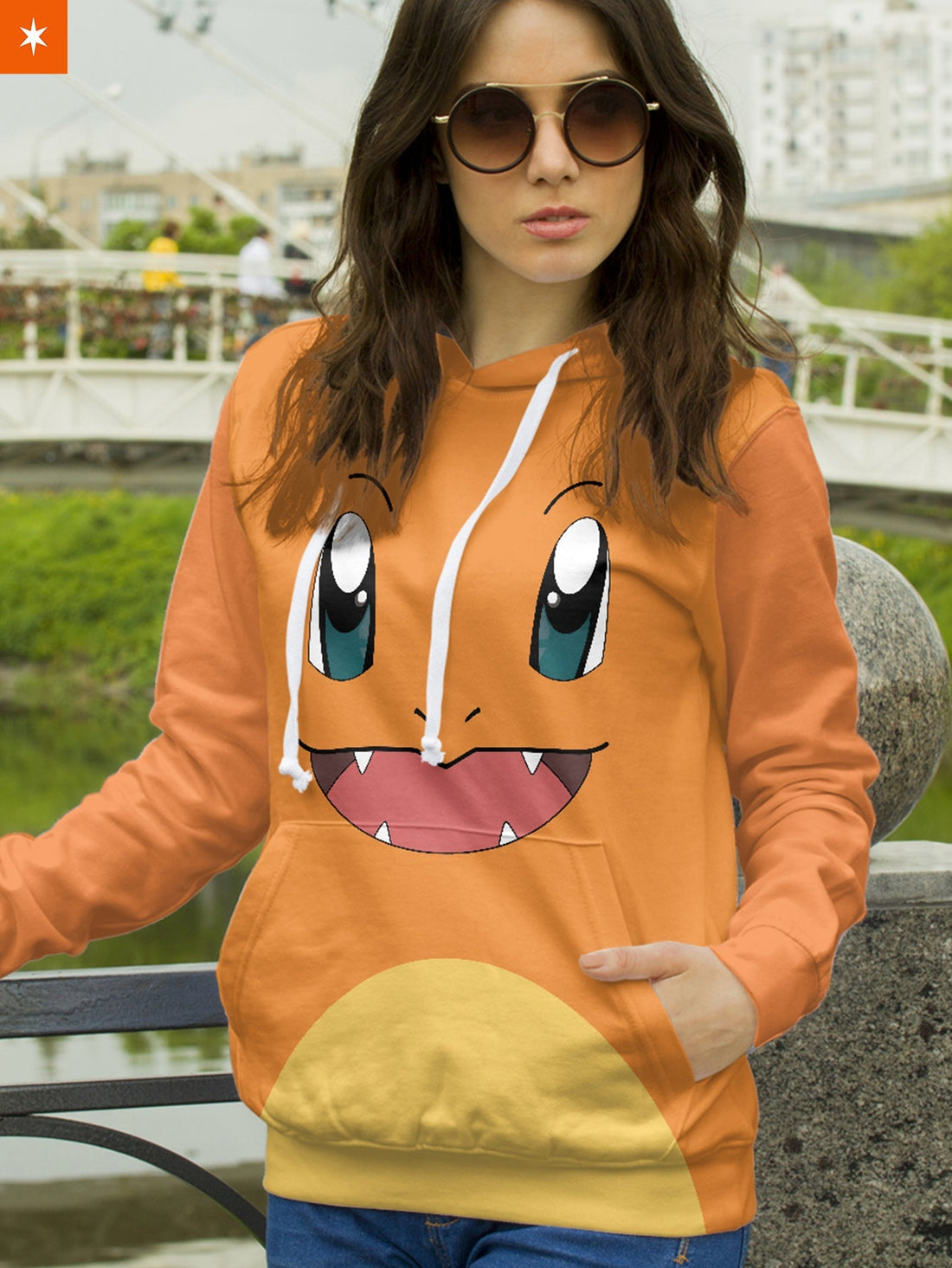 Fandomaniax - Charmander Unisex Pullover Hoodie